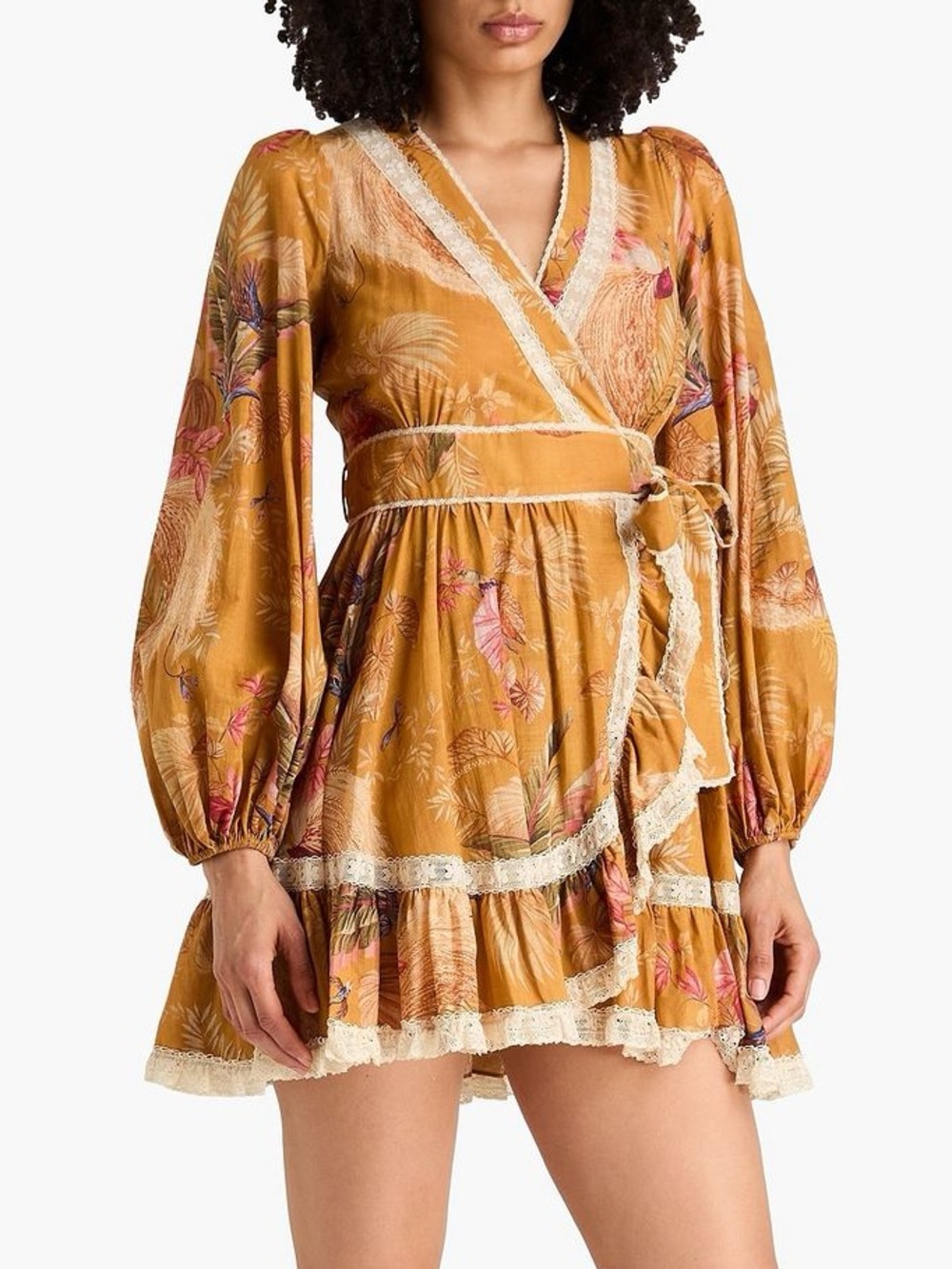 Zimmermann Ascension Frill Mini Dress